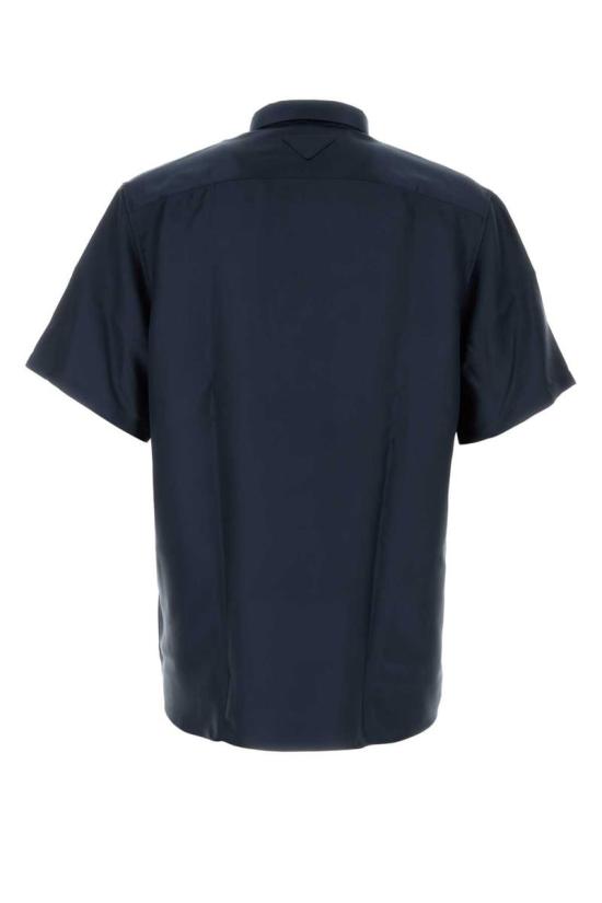 25SS 프라다 반팔 셔츠 UCS514SOOO16GE F0008 BLUE - PRADA