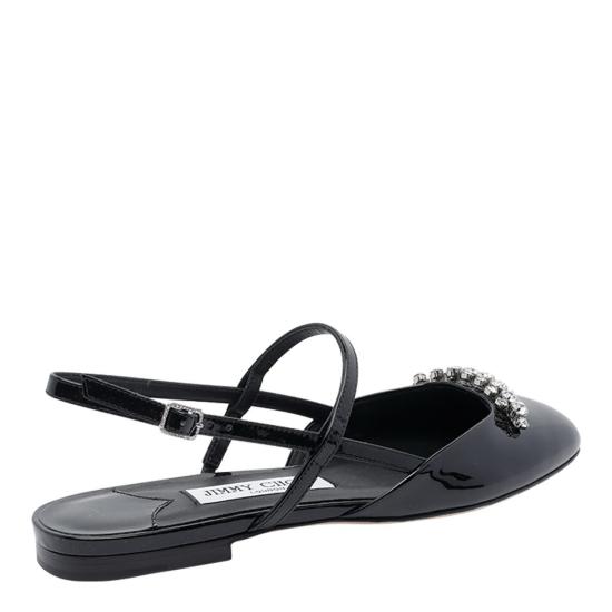 25FW 지미추 플랫 슈즈 BELINDA SB FLATPATBLACK Black - JIMMY CHOO