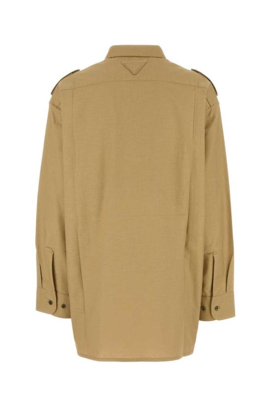 25FW 프라다 셔츠 P496HSOOO16TE F0241 Brown - PRADA