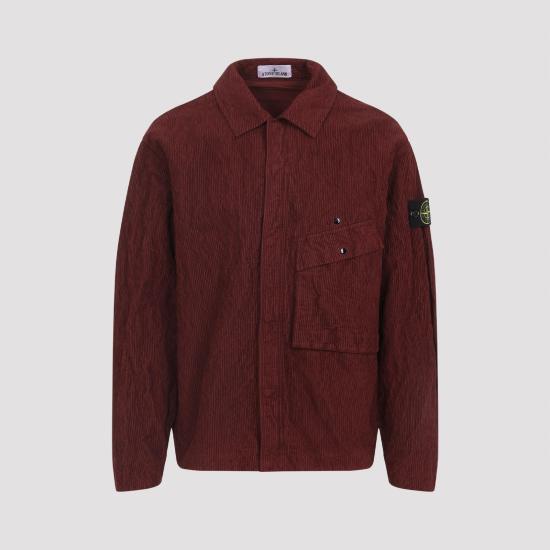 25FW 스톤 아일랜드 긴팔 셔츠 K2S151200020 S0229 V0012 BORDEAUX RED - STONE ISLAND