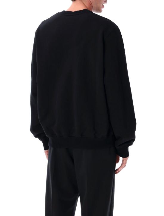 25FW 카사블랑카 니트웨어 M AW25 JTP 293 02 BLACK BLACK LOOPBACK - CASABLANCA