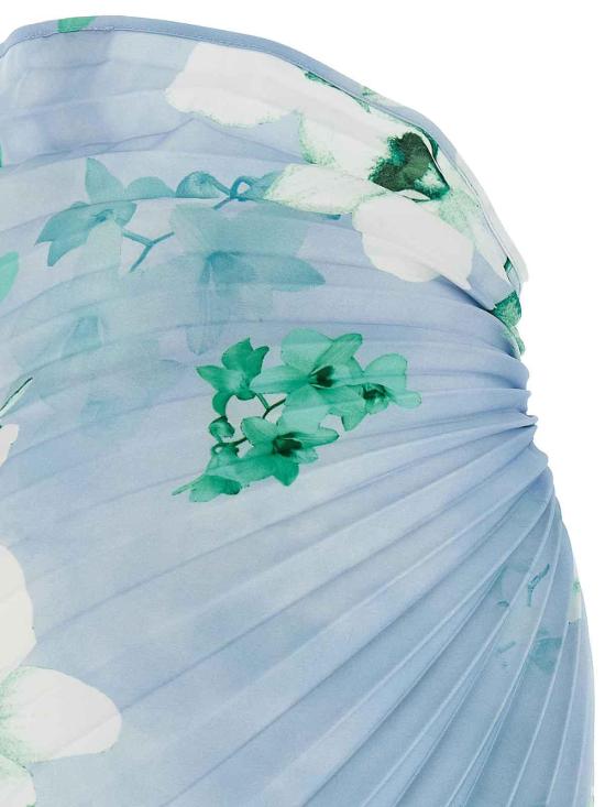 26SS 핑코 미디 스커트 104678A2F2ABB Light Blue - PINKO