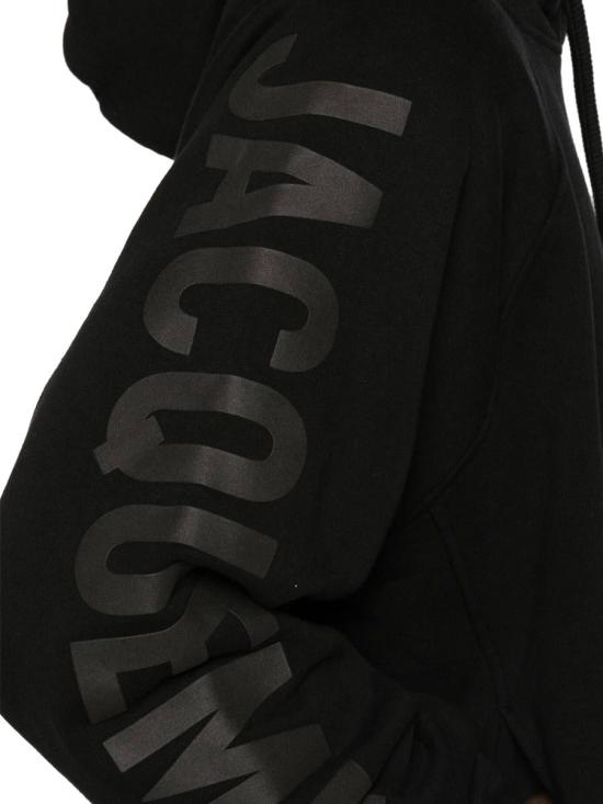 26FW 자크뮈스 후드 티셔츠 245JS2342341990 Black - JACQUEMUS