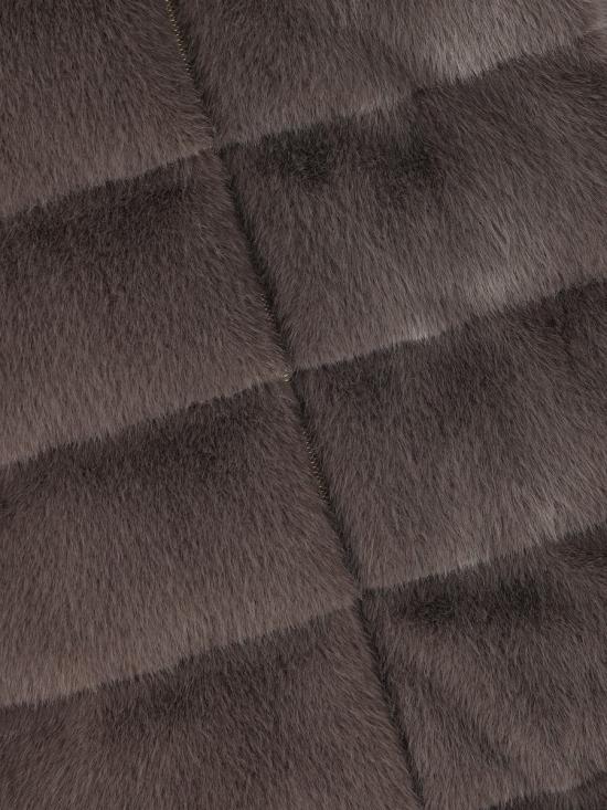 25FW 에르노 레이디 얼터너티브 퍼 & 울트라라이트 나일론 베스트  PI002123D126309480 AI25 Grey - HERNO