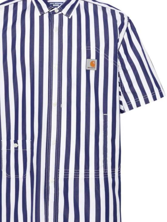  와타나베 준야 반팔 셔츠 WMB0221 WHITE - JUNYA WATANABE