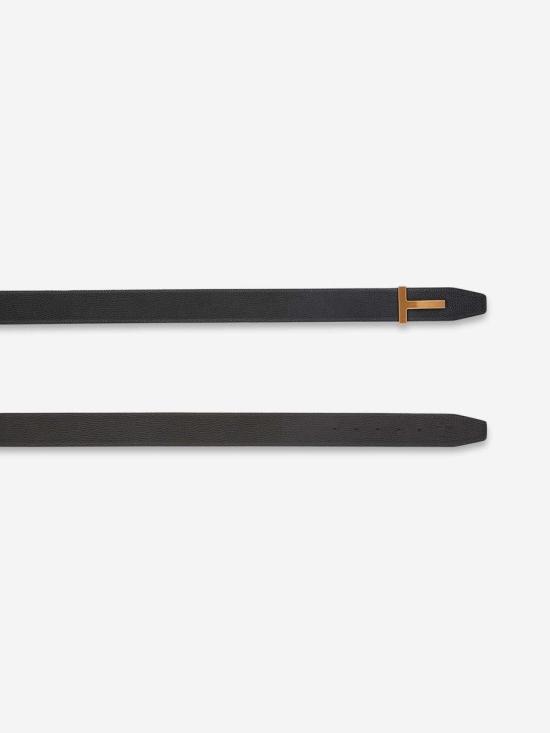 25FW 톰포드 가죽 벨트 TB178 LCL236G 3BN06BROWN BLACK Black - TOMFORD