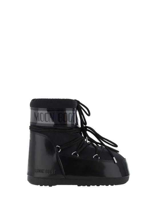 26FW 문부츠 아이콘 나일론 로우 부츠 80D1409350 N001 BLACK