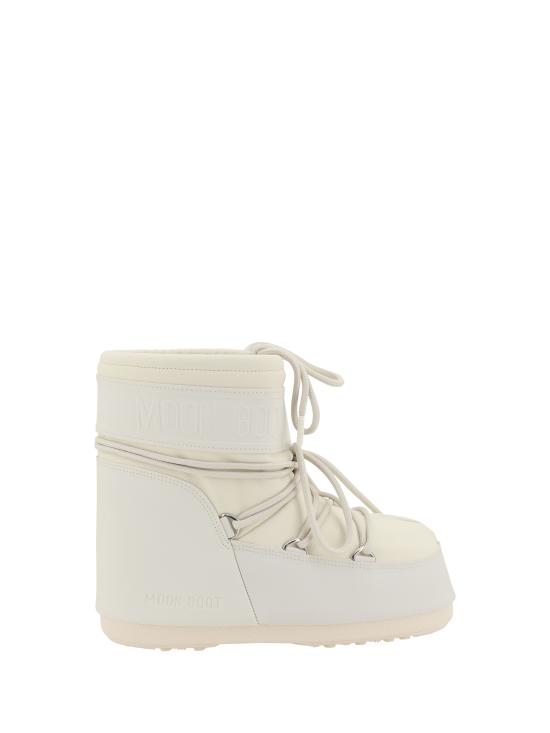 26FW 문부츠 아이콘 나일론 로우 부츠 80D1409380 L002 CREAM