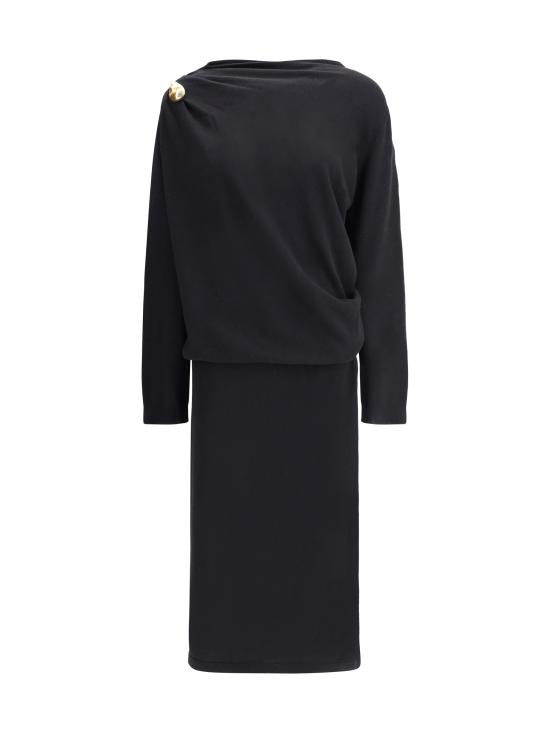 25FW 파비아나 필리피 원피스 ABD225F618N128 825 BLACK