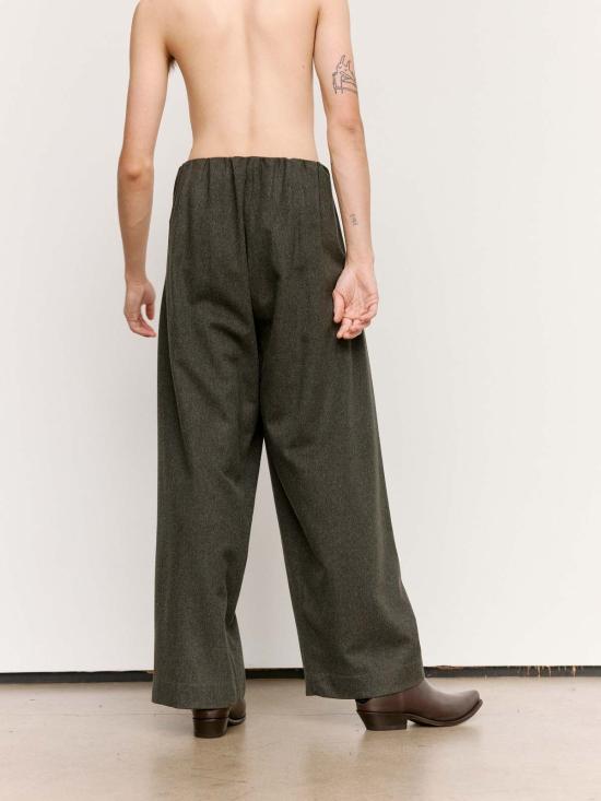  가브리엘라 콜 가먼츠 스트레이트 팬츠 310호 헤비 울 크로스 팬츠 - GABRIELA COLL GARMENTS