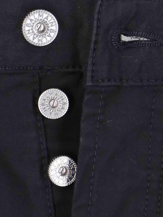  발망 스트레이트 팬츠 BH1MH016CD960PA Black - BALMAIN