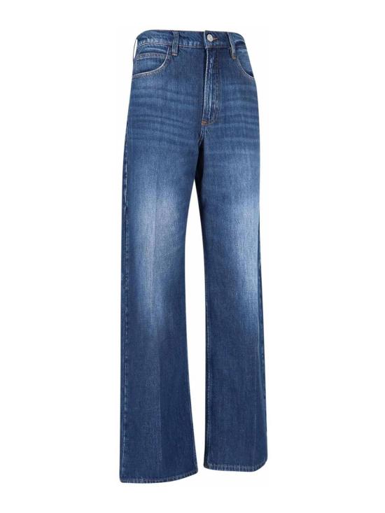  프레임 스트레이트 팬츠 HNTWL207FXGV Blue - FRAME