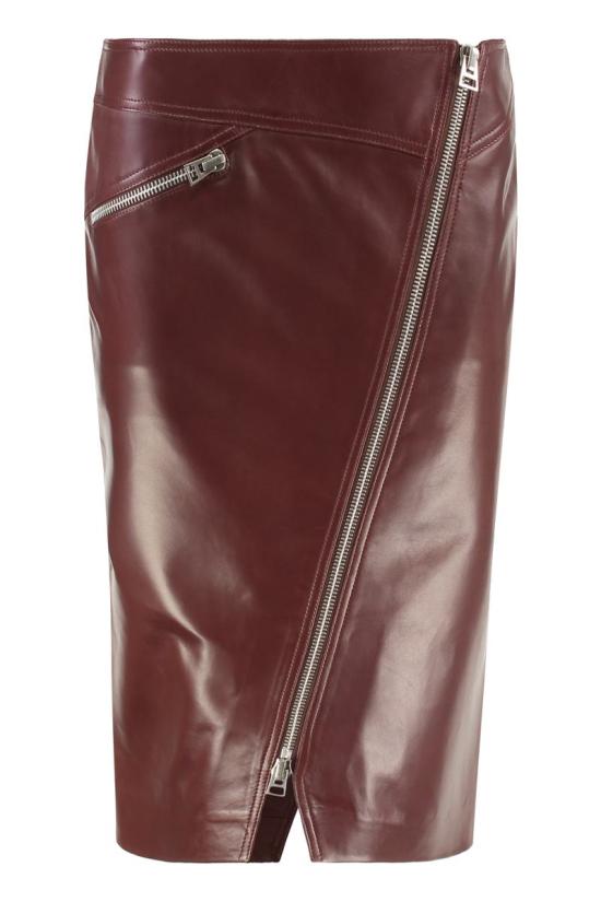 25FW 톰포드 미디 스커트 GCL907LEX380 ER532 Red - TOMFORD