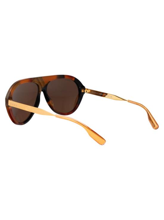 25FW 구찌 안경 GG1515S 002 SUNGLASSES 002 HAVANA GOLD BROWN - GUCCI
