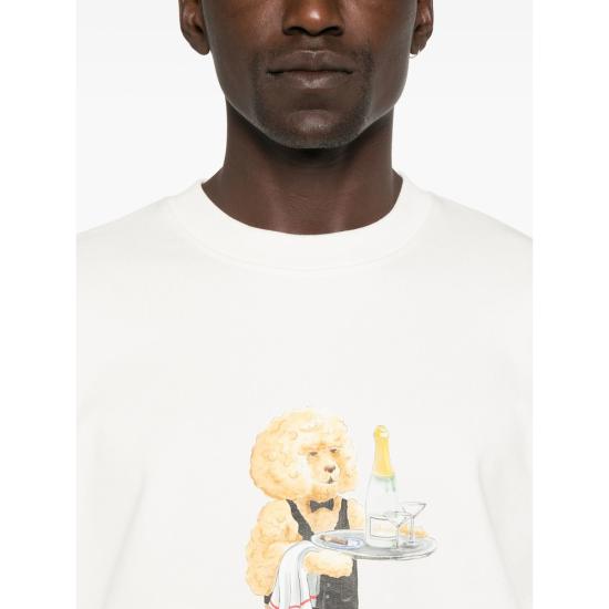 25FW 드롤드무슈 긴팔 티셔츠 I SW182 CO127 OFFWH NEUTRALS - DROLE DE MONSIEUR