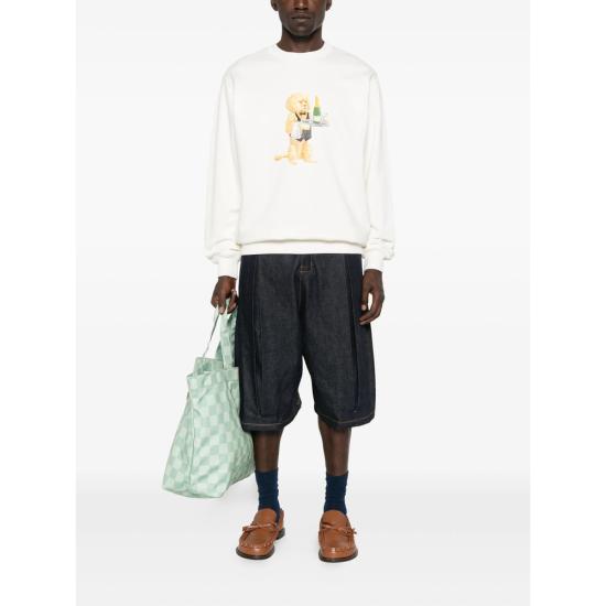 25FW 드롤드무슈 긴팔 티셔츠 I SW182 CO127 OFFWH NEUTRALS - DROLE DE MONSIEUR