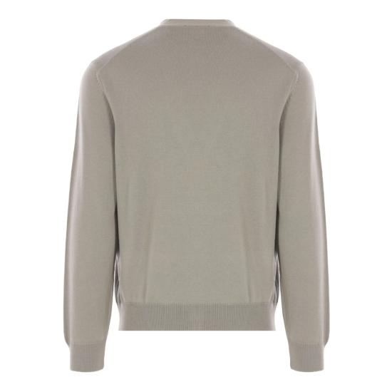 25FW 메종키츠네 폭스 헤드 메리노 레귤러 가디건 PM00501KT1181 LAGRE GREEN - MAISON KITSUNE