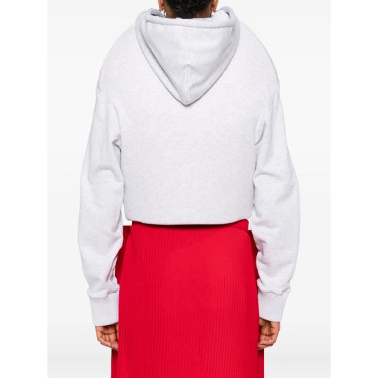 25FW 듀란 랜팅크 후드 티셔츠 DRFW25OW01005 0547 GREY - DURAN LANTINK