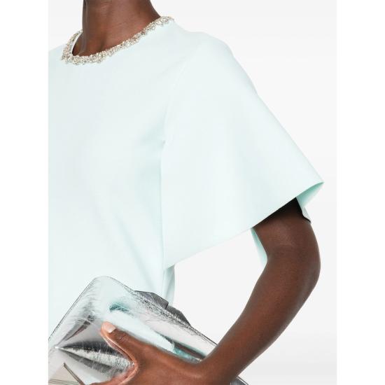 25FW 알렉산더 맥퀸 롱 원피스 839820 Q1BEN 4333 BLUE - ALEXANDER MCQUEEN