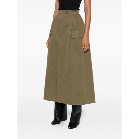 25FW 듀란 랜팅크 미디 스커트 DRFW25SK01320 0792 GREEN - DURAN LANTINK