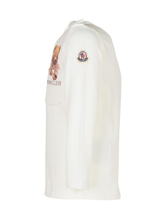 25FW [키즈] 몽클레어 티셔츠 K29518D0000589AUM 034 BIANCO - MONCLER