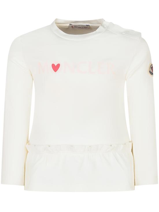 25FW [키즈] 몽클레어 캐주얼 세트 K29518M0000989AUM F00 BIANCO ROSA CHIARO - MONCLER