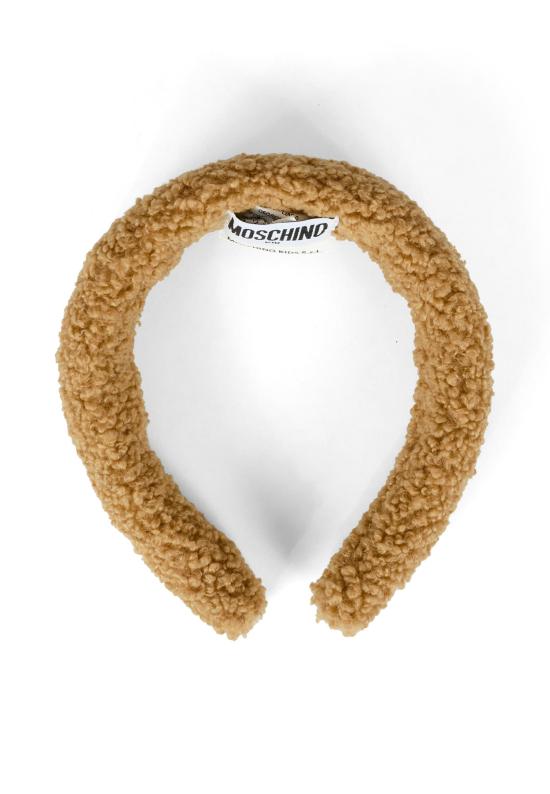 25FW [키즈] 모스키노 헤어 액세서리 HDX01L LIA00 20351 BROWN - MOSCHINO