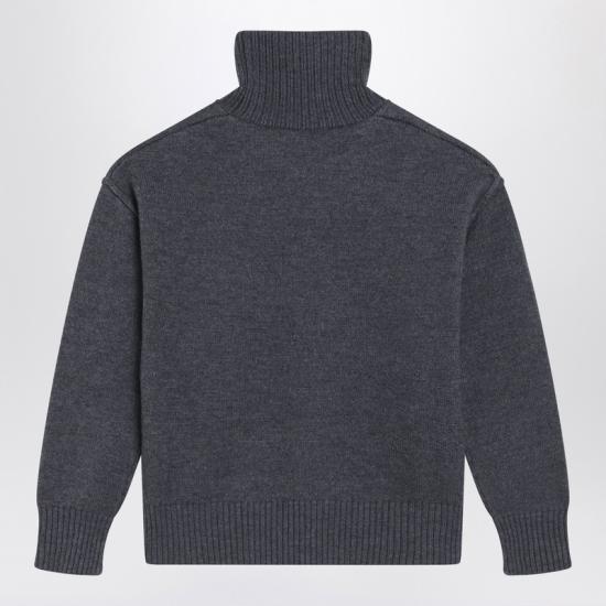  아미 ADC 터틀넥 스웨터 UKS839018 Grey - AMI