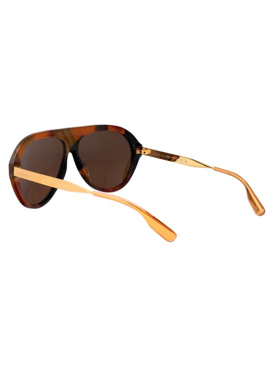 25SS 구찌 선글라스 GG1515S 002 HAVANA GOLD BROWN - GUCCI