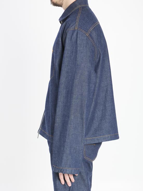 25FW 디올 데님 자켓 543D586 BLUE - DIOR