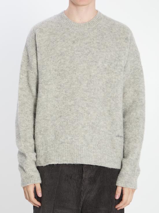 25FW 아미 스웨터 HKS824 GREY