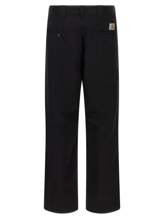 25FW 칼하트 WIP 스트레이트 팬츠 I0356528902 Black - CARHARTT WIP