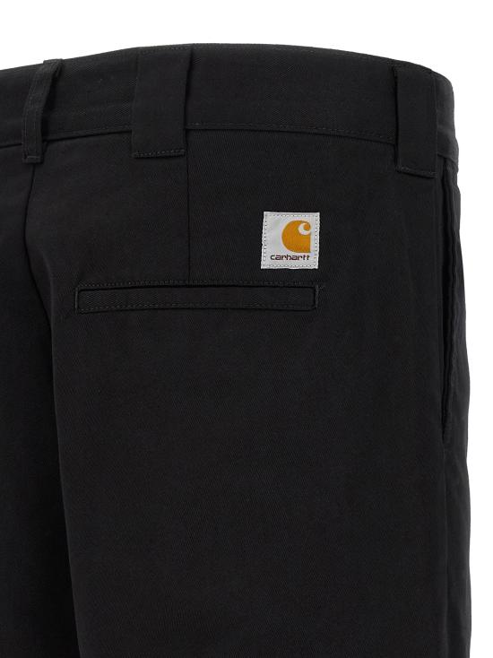 25FW 칼하트 WIP 스트레이트 팬츠 I0356528902 Black - CARHARTT WIP
