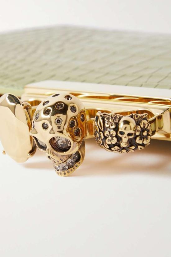  알렉산더 맥퀸 클러치/파우치 5705821HB00 SAGE - ALEXANDER MCQUEEN