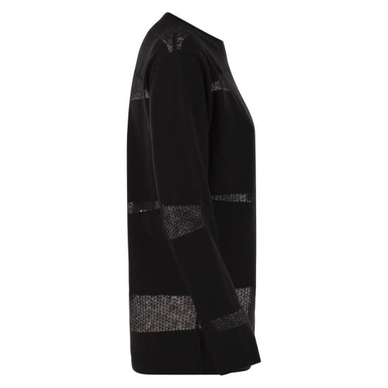 25FW 파비아나 필리피 플래티넘 모헤어 스웨터 MAD225F507 BLACK - FABIANA FILIPPI