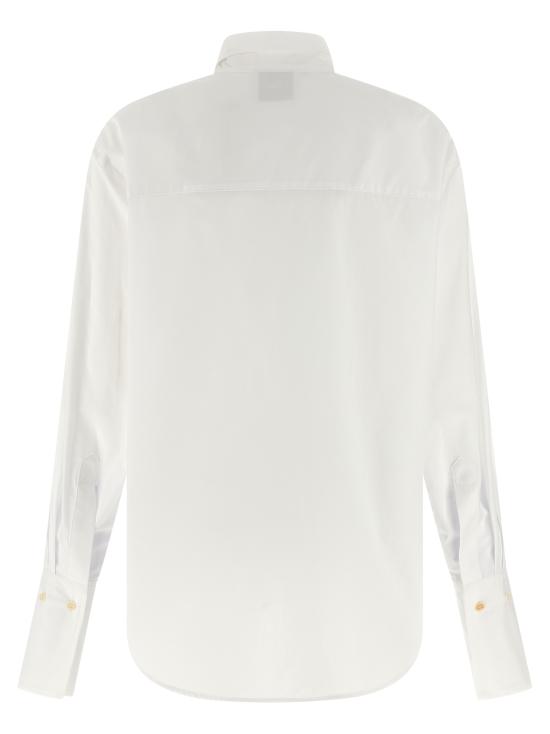 25FW 누드 블라우스 1103W2567501 White - NUDE