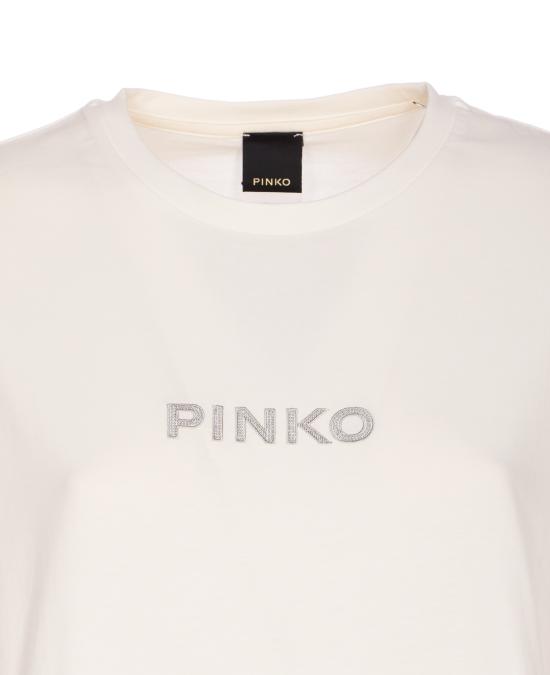 25FW 핑코 반팔 티셔츠 105526 A2S1Z05 White - PINKO
