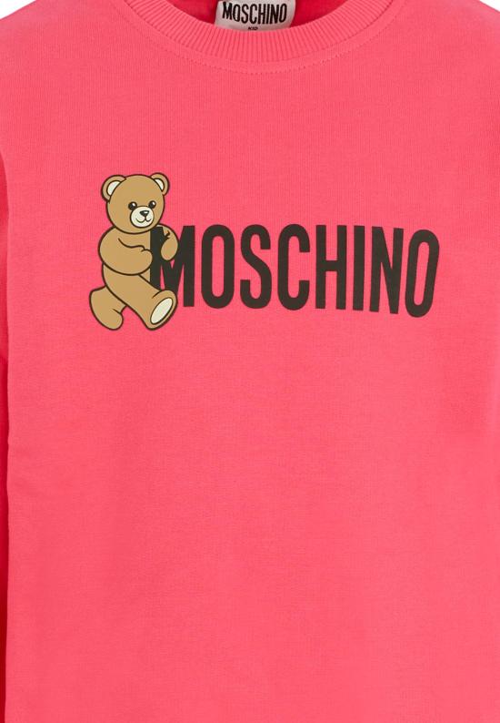 25FW [키즈] 모스키노 니트/스웻셔츠 HPF08V LCA83 50541 FUCHSIA - MOSCHINO