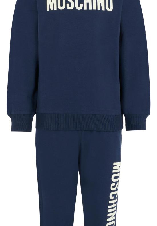 25FW [키즈] 모스키노 오버롤 HUK04E LDA21 40016 BLUE - MOSCHINO