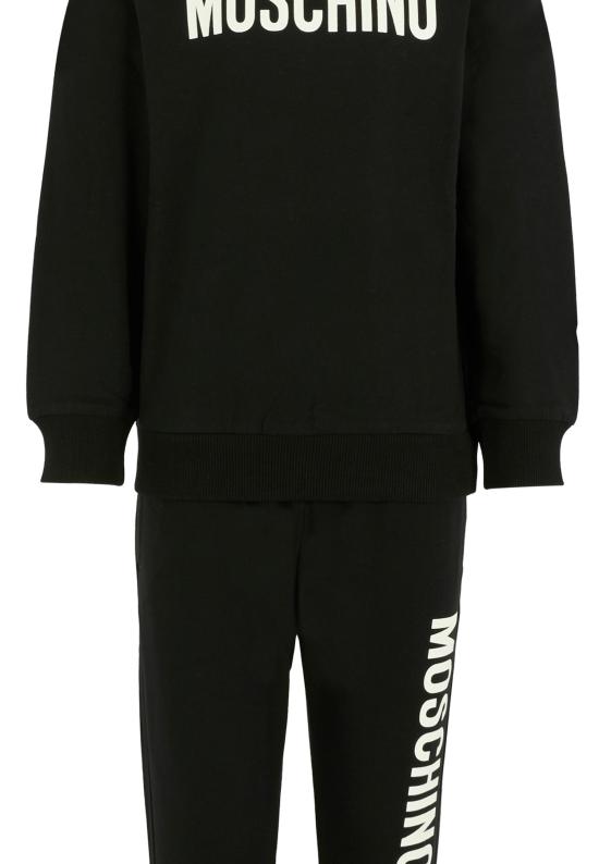 25FW [키즈] 모스키노 오버롤 HUK04E LDA21 60100 BLACK - MOSCHINO