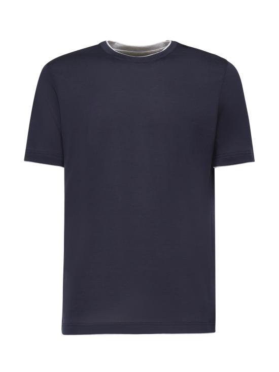 25FW 일레븐티 반팔 티셔츠 X75TSHH04TES0H077 11 13 BLUE LIGHT GRAY