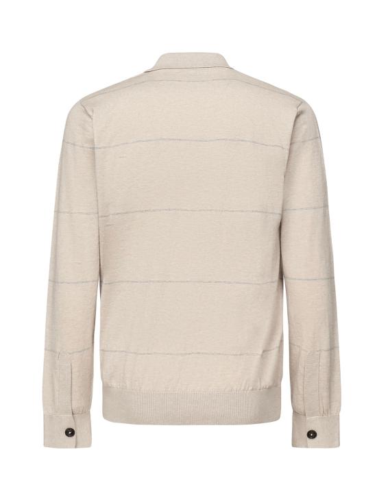 25FW 일레븐티 스웨터 L76POLL12MAG0L031 02 13 SAND AND LT GRAY - ELEVENTY