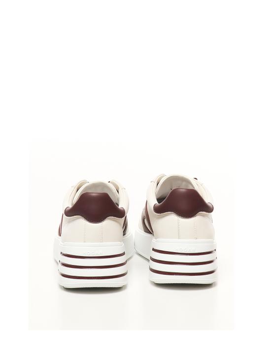 25FW 호간 스니커즈 HXW5640DN61UAI 479F White bordeaux - HOGAN