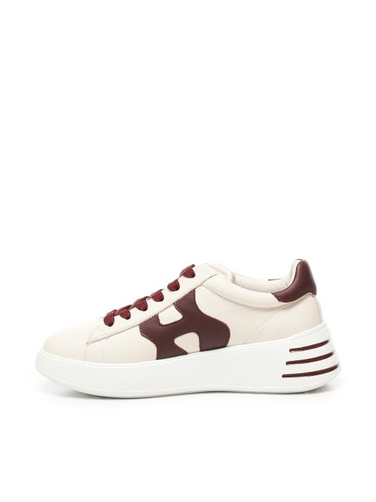 25FW 호간 스니커즈 HXW5640DN61UAI 479F White bordeaux - HOGAN