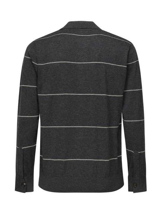 25FW 일레븐티 스웨터 L76POLL12MAG0L031 22 02 GREY AND SAND - ELEVENTY