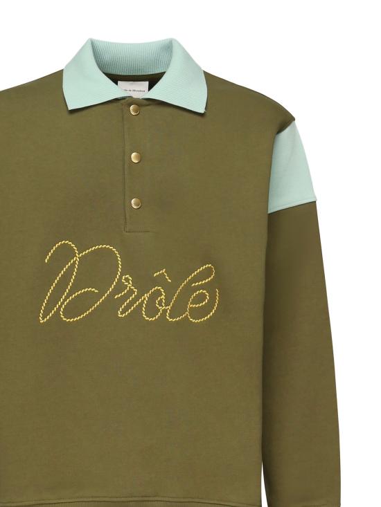 25FW 드롤드무슈 폴로 티셔츠 HPL154CO127L 0 LIGHT KAKI - DROLE DE MONSIEUR
