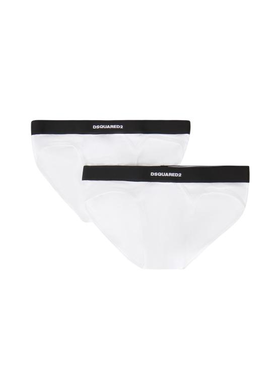 25FW 디스퀘어드2 팬티 DCX200070 100 White - DSQUARED2