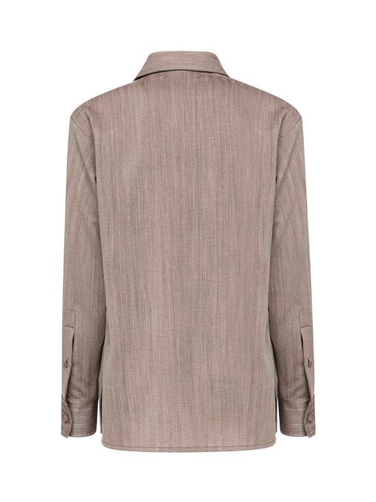 25FW 골든구스 셔츠 GWP02470 P00209040190 Maroon - GOLDEN GOOSE