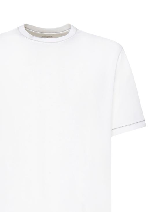 25FW 일레븐티 반팔 티셔츠 L75TSHL04TES0L304 01 13 White - ELEVENTY