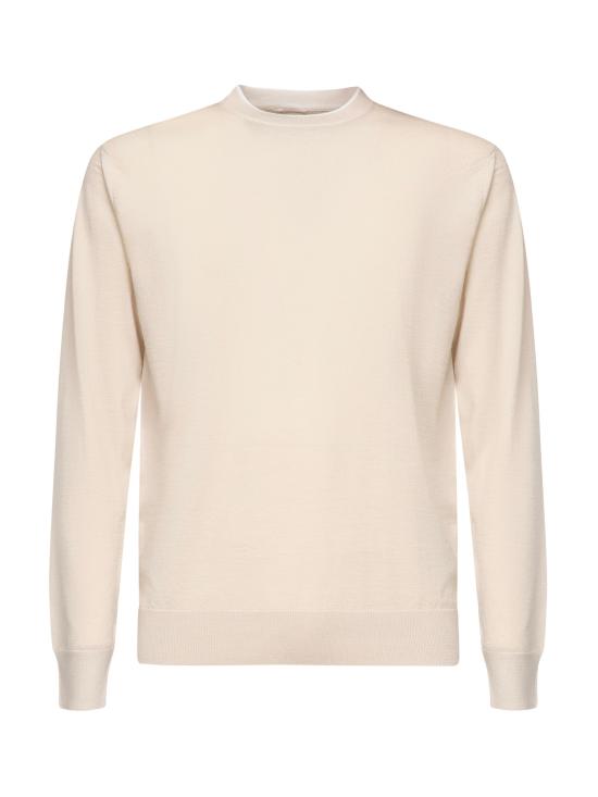 25FW 일레븐티 스웨터 L76MAGL36MAG0L018 02 01 SAND AND WHITE